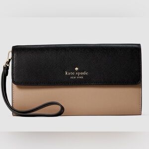 Kate Spade Madison Colorblock Travel Wristlet Clutch